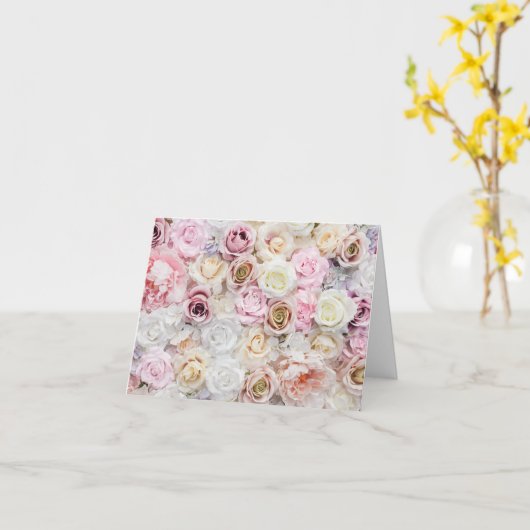 花束 カード (黄色い花)