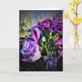 花束、カード カード (黄色い花)