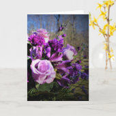 花束、カード カード (黄色い花)