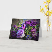 花束、カード カード (黄色い花)