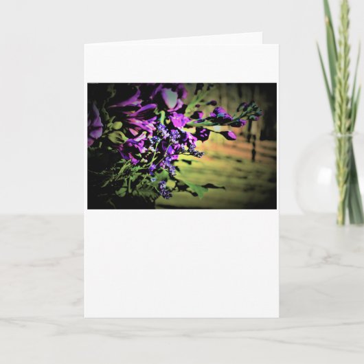 花束、カード カード (正面)