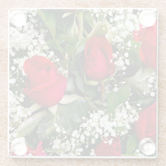 花束 ガラスコースター (裏面)