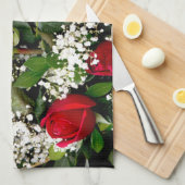 花束 キッチンタオル (四つ折り)