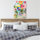 花束 キャンバスプリント (インサイチュ (寝室))