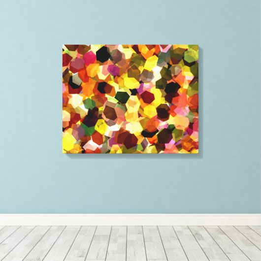 花束 キャンバスプリント (インサイチュ (ウッドフロア))