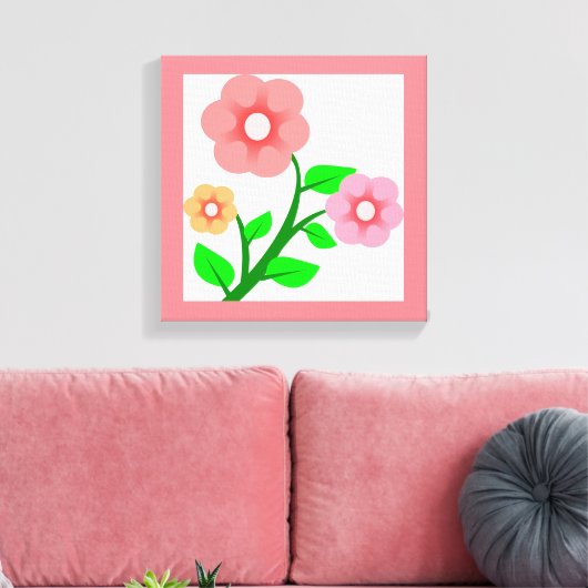 花束 キャンバスプリント (インサイチュ (リビング))