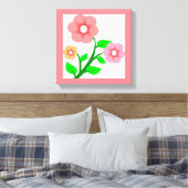 花束 キャンバスプリント (インサイチュ (寝室))