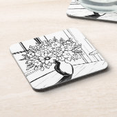 花束 コースター (左側)