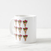 花束 コーヒーマグカップ (正面左)