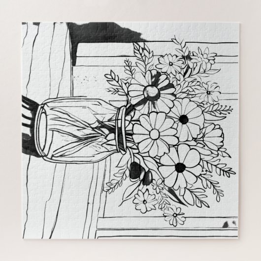 花束 ジグソーパズル (横)