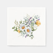 花束 スタンダードカクテルナプキン (正面)