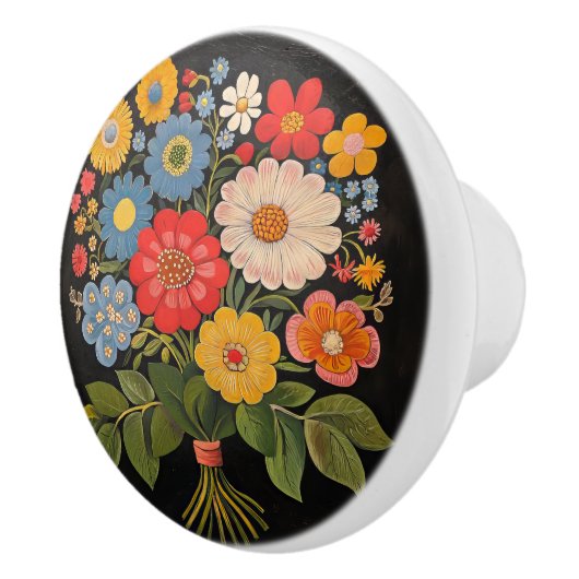 花束 セラミックノブ (右)