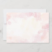 花束 チューリップ 誕生日 招待状 (裏面)