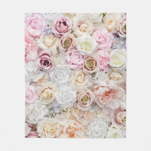 花束 フリースブランケット (正面)