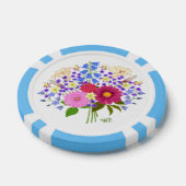 花束 ブラック ポーカーチップ (シングル)