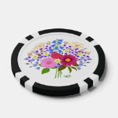 花束 ブラック ポーカーチップ (シングル)