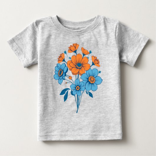 花束 ベビーTシャツ (正面)