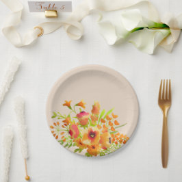 花束 ペーパープレート