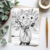 花束 ポストカード