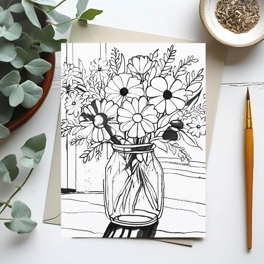 花束 ポストカード