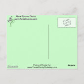 花束 ポストカード (裏面)