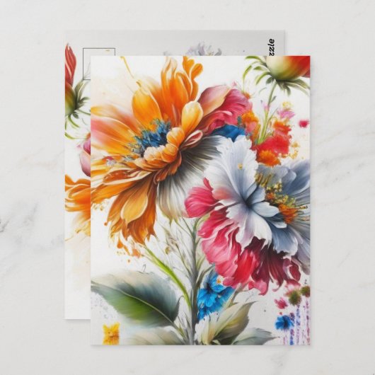 花束 ポストカード (正面/裏面)