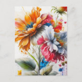 花束 ポストカード (正面)