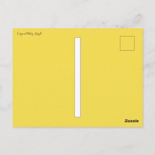 花束 ポストカード (裏面)