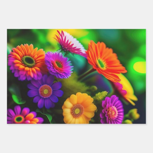 花束 ラッピングペーパーシート (正面)