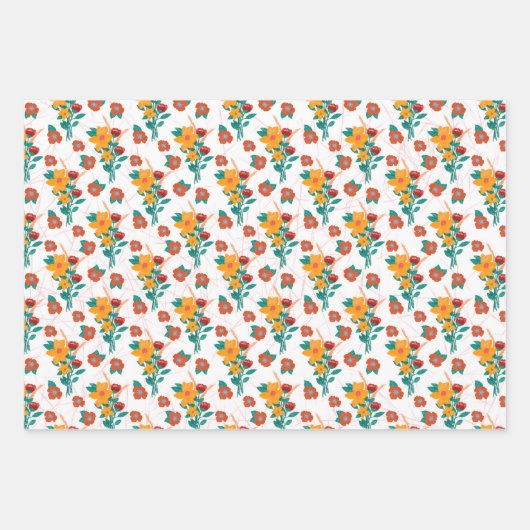 花束 ラッピングペーパーシート (正面3)