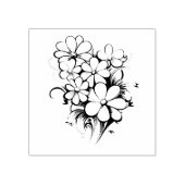 花束 ラバースタンプ (インプリント)