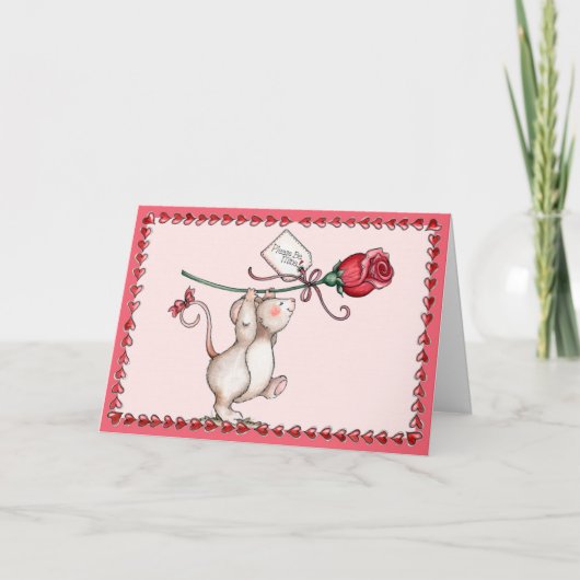 花束 - 挨拶カード カード (正面)