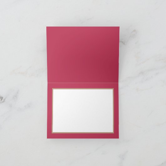 花束 白い花 ウェディング サンクス サンキューカード (内部)