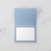 花束 白い花 ウェディング サンクス サンキューカード (内部)