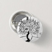 花束 缶バッジ (正面&裏面)