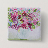 花束 缶バッジ (正面)