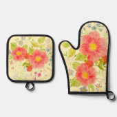 花束 鍋つかみ&鍋敷きセット (正面)