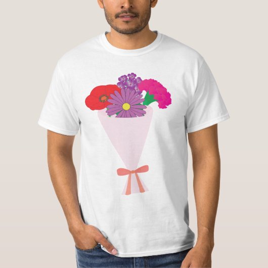 花束 Tシャツ (正面)