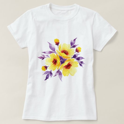 花束 Tシャツ (デザイン正面)