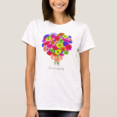 花束 Tシャツ (正面)