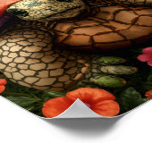 花林に棲む魔法のカメ ポスター (角)