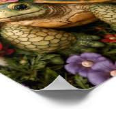 花林に棲む魔法のカメ ポスター (角)