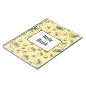 花果実可愛いノート ノートブック (左側)