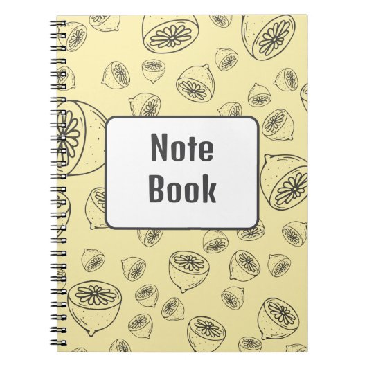 花果実可愛いノート ノートブック (正面)