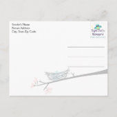 花枝とネストサンキューハガキ ポストカード (裏面)