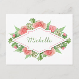 花枠はがきの名前 ポストカード