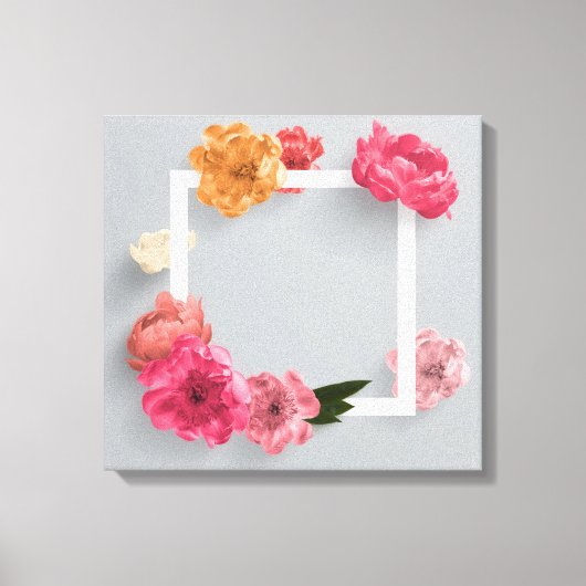 花枠 キャンバスプリント (正面)