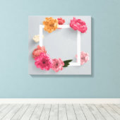 花枠 キャンバスプリント (インサイチュ (ウッドフロア))