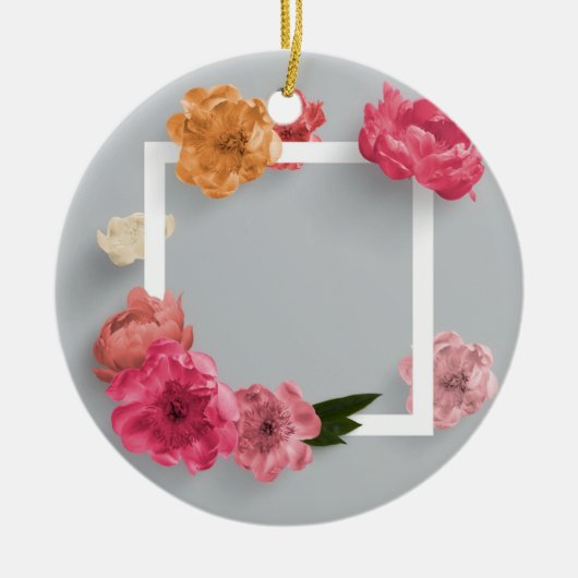 花枠 セラミックオーナメント (正面)