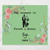 花枠 ビールラベル (シングルラベル)